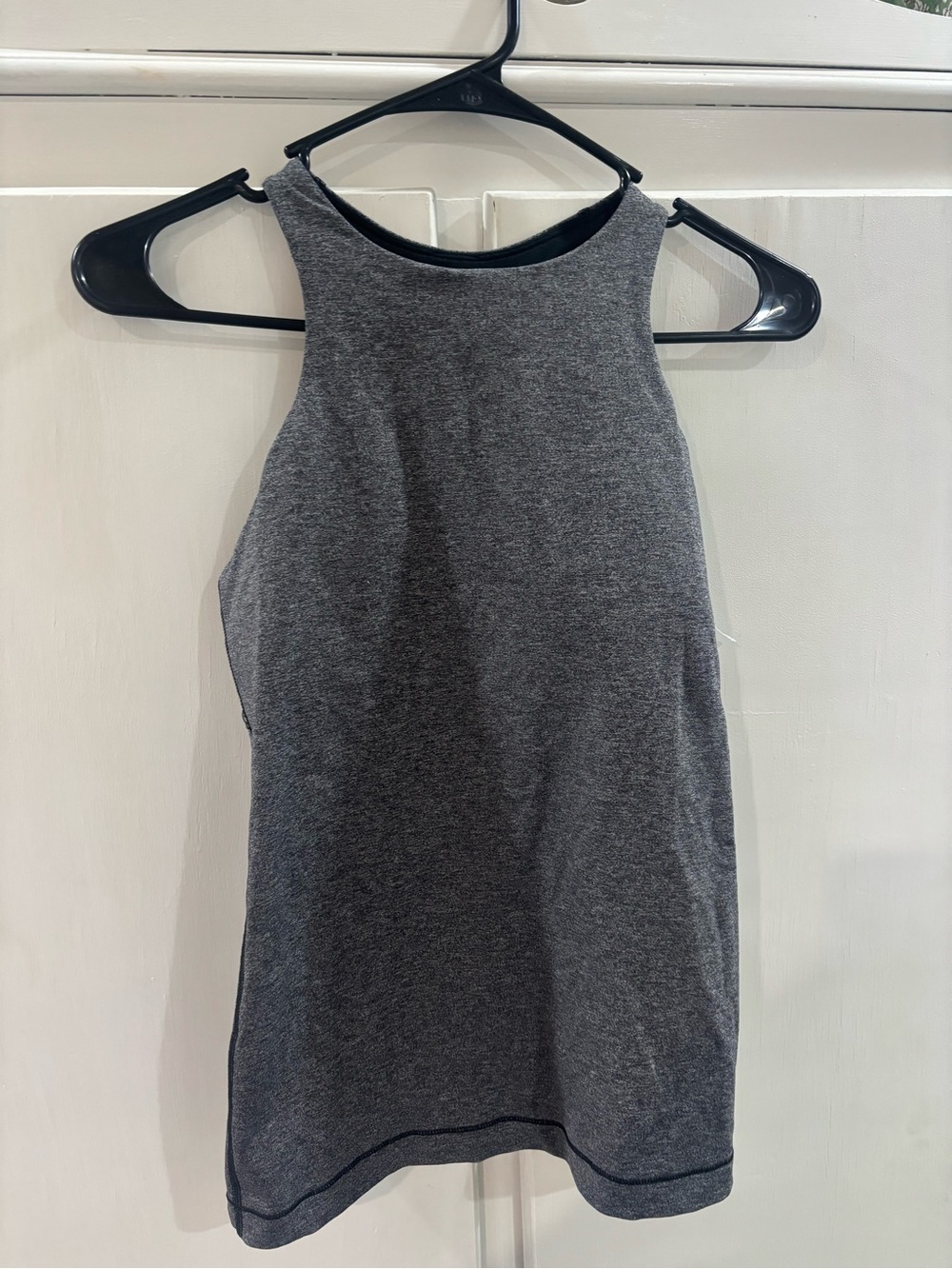 Gray Sleeveless High-Neck Women’s Lululemon Tank